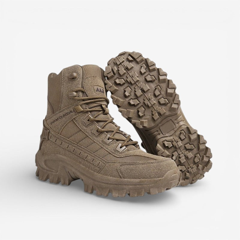 Jason – Round Toe Shoes With Adjustable Laceup And Anti Slip Grip