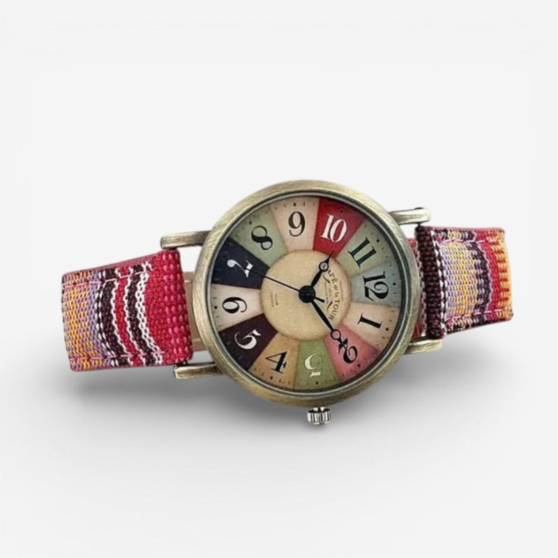 Sophia – Women's Watch with Decorative Pattern & Adjustable Strap