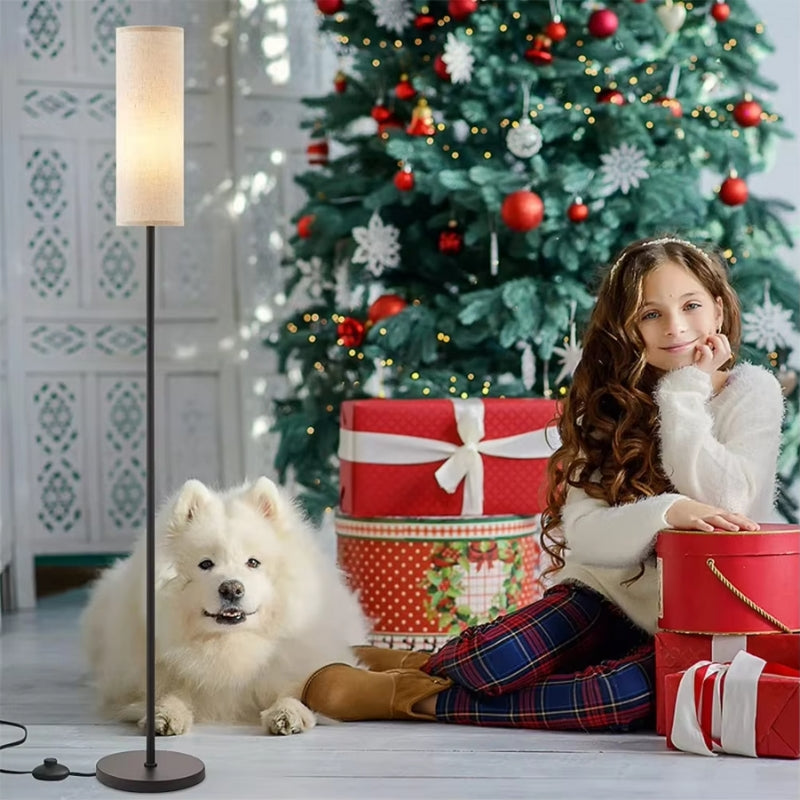 LumaRound – Vloerlamp met Modern Ronde Kop Ontwerp Velani