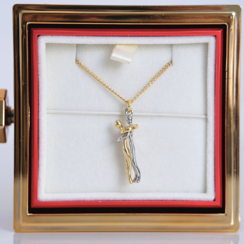Eternal Rose Box with Cuddle Necklace