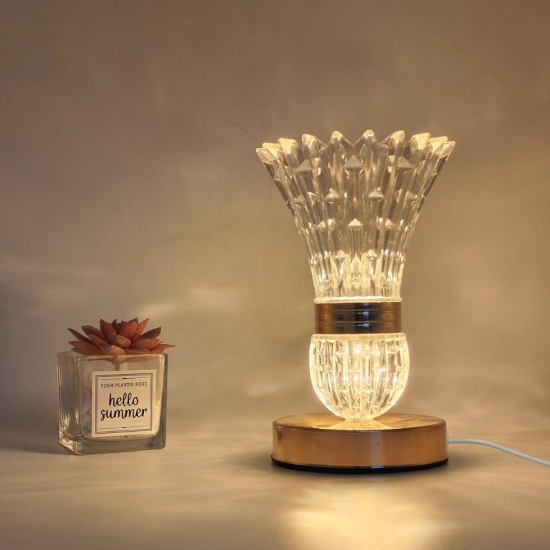 LumiFlora – LED Desk Lamp with Flower Vase Design