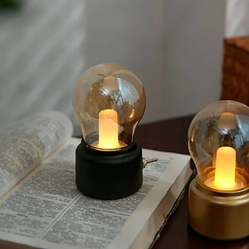 LumiCharge – LED Tafellamp met Ronde Lampenkop en Oplaadbaar Ontwerp Velani