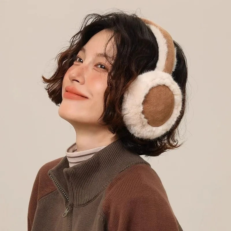 Lila – Foldable Faux Fur Ear Warmers