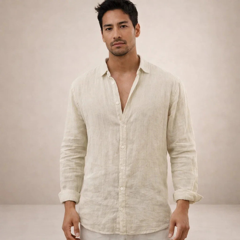 Men's Long Sleeve Button-Down Shirt