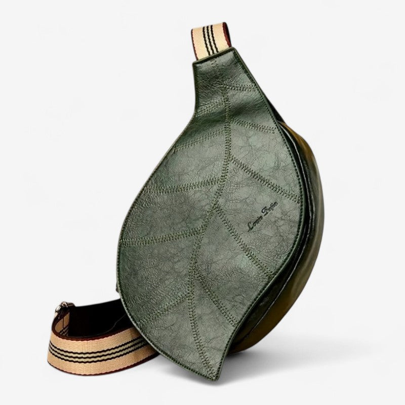 Greta – Schoudertas met brede band en bloembladontwerp Velani