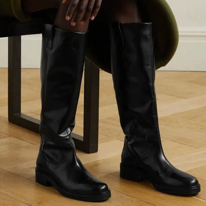 Women's Knee High Boots Low Heel