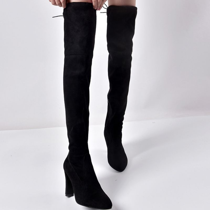 Women Overknee High Heel Boots