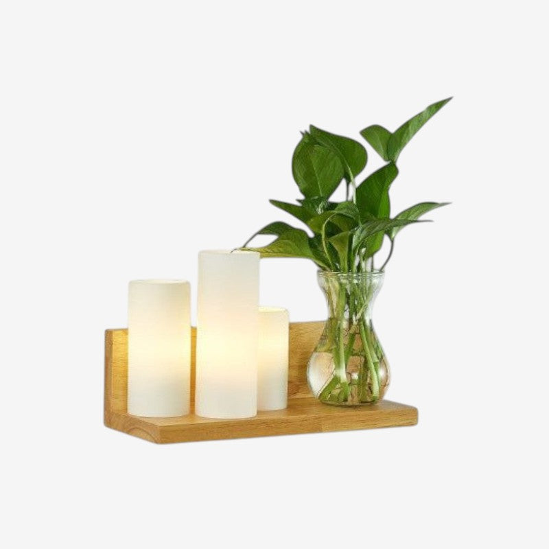 LumenGlow – LED Wall Lamp with Flower Pot Design