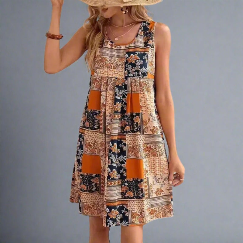Women’s Mini Dress Sleeveless Wide Straps