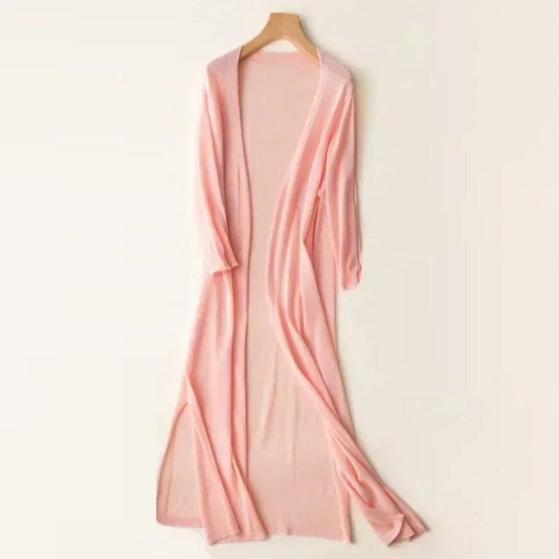 Women’s Open Front Cardigan Long Sleeve Relaxed Fit