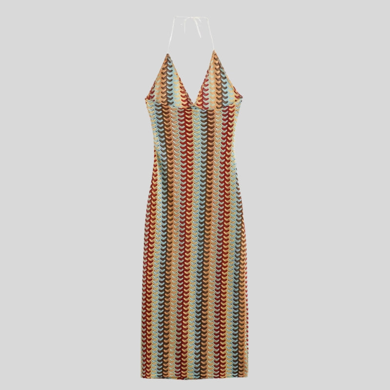 Women’s Maxi Dress Sleeveless V Neck