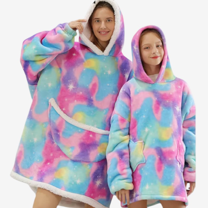 Long Sleeve Hoodie with Oversized Casual Fit