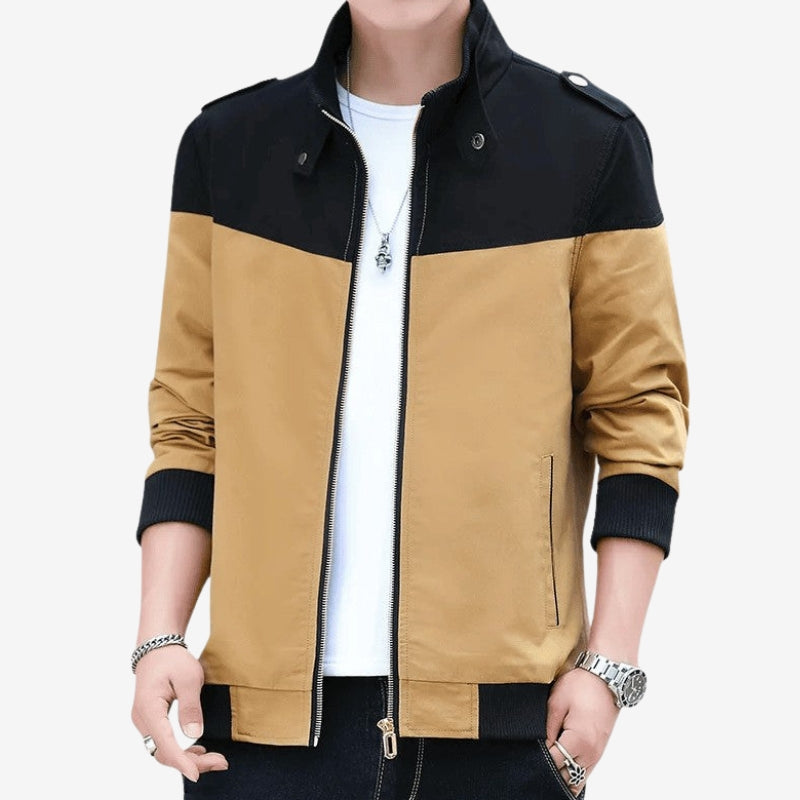 Oliver – Chaqueta de cuello alto con mangas largas y bolsillos