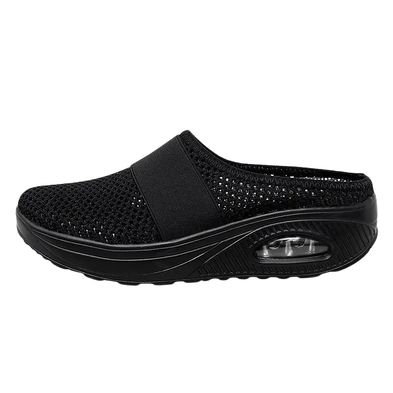 Abigail – Ronde neus wedges schoenen met ademend ontwerp Velani