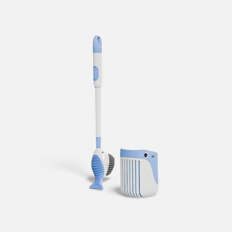 AquaHold – Wall-Mounted Brush Holder with Fish Design