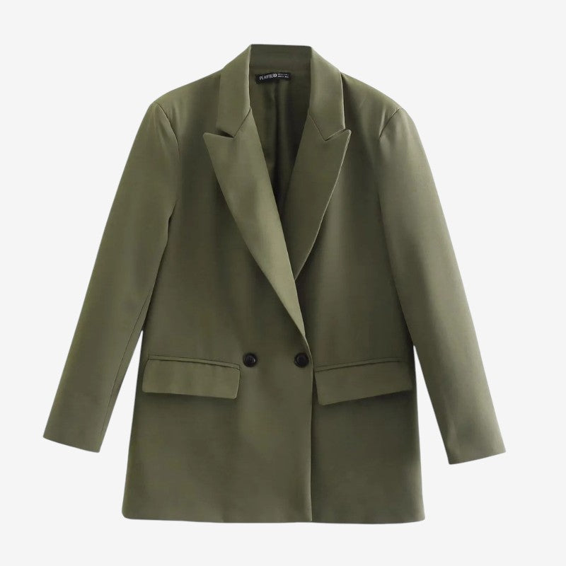 Mary - Stijlvolle Blazer met Lange Mouwen, Reverskraag en Frontzakken Velani