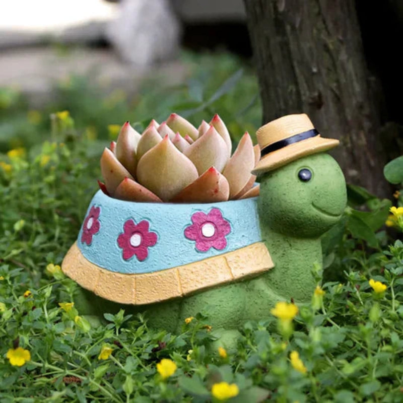TerraTurtle – Turtle Shaped Decorative Plant Pot for Indoor Decor