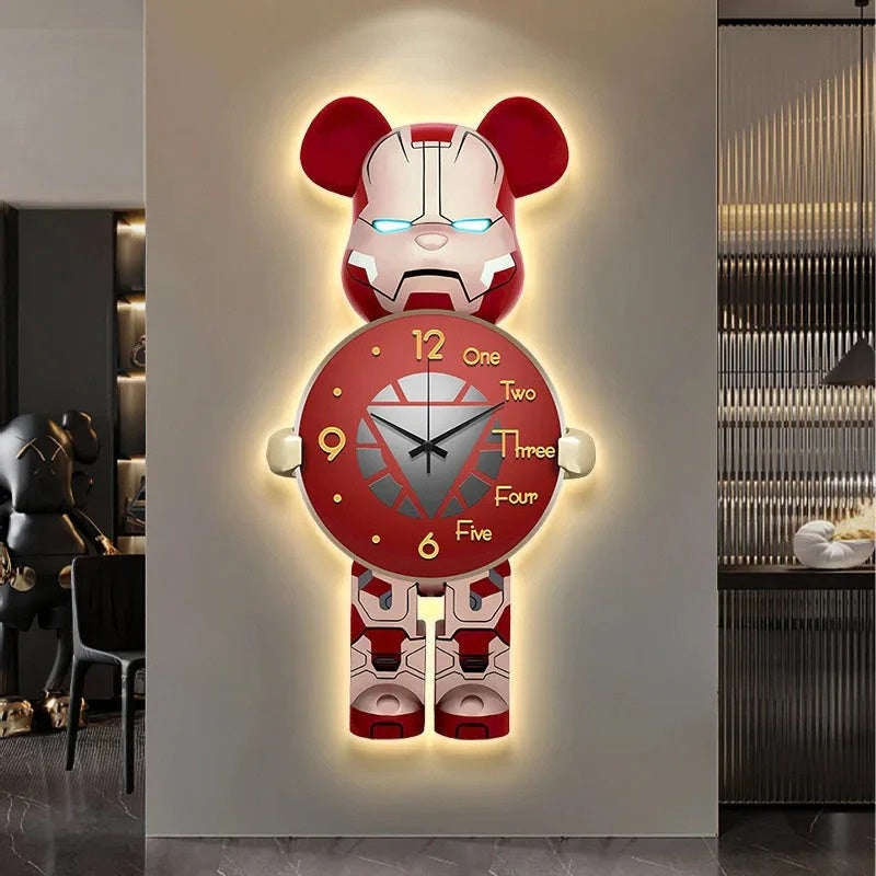 BearTime – Charming Bear-Shaped Digital LED Wall Clock