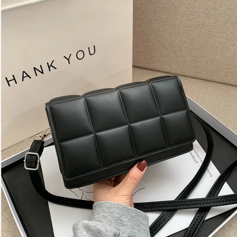 Lily – Women's Cube Bag with Button Closure