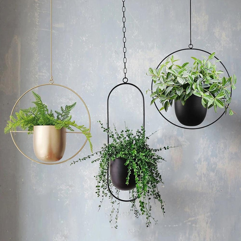 BloomHaven – Hanging Flower Pot with Chain
