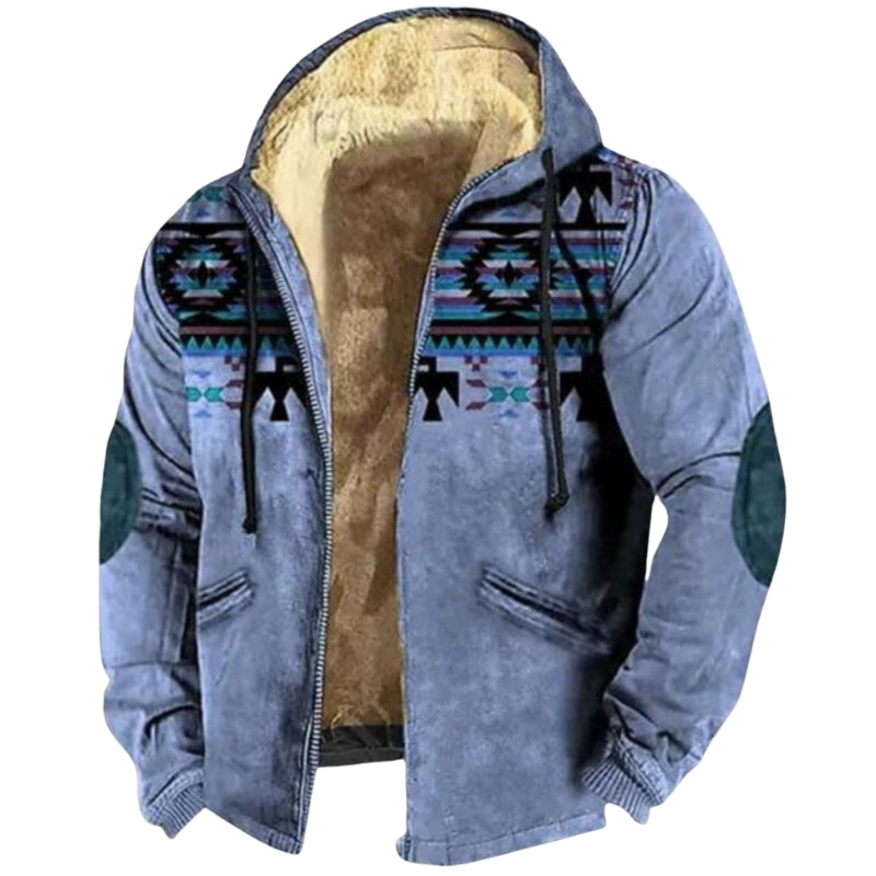 Gunther – Jas met lange mouwen, capuchon, rits en zakken Velani