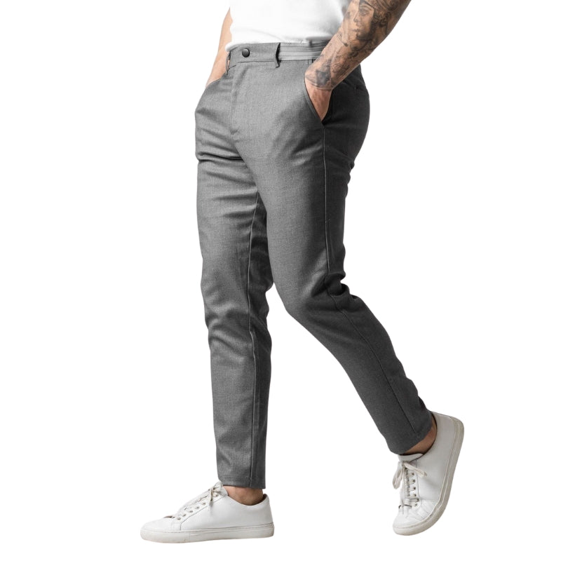 Silvan – Broek met Elastische Tailleband en Praktische Zakken Velani