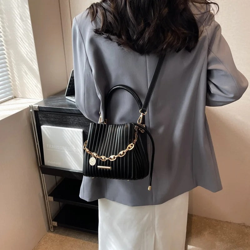 Sophia – Shoulder Bag with Handle and Adjustable Shoulder Strap