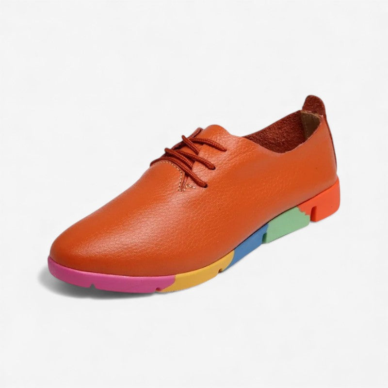 Alina – Shoes With Adjustable Lace Up And Round Toe Design