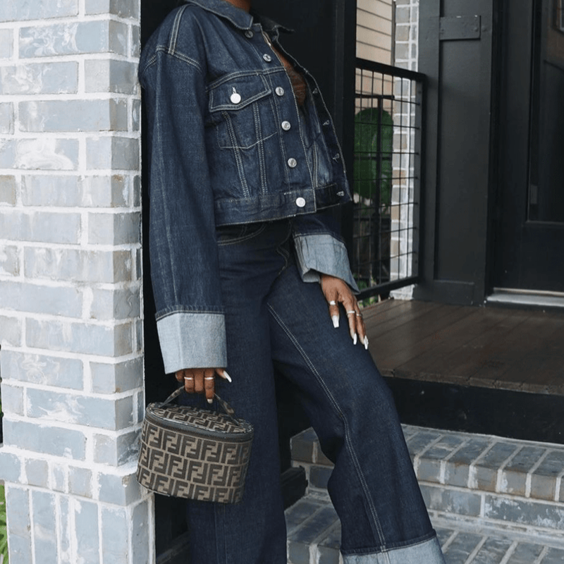 Elena – Tweedelige Set met Wijde Pantalon en Lange Mouwen Velani