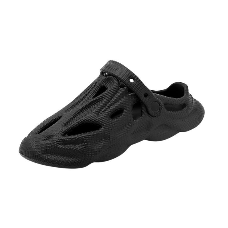 Theodor – Pantoffels met Patroon en Ventilatiegaatjes, Antislipzool Velani