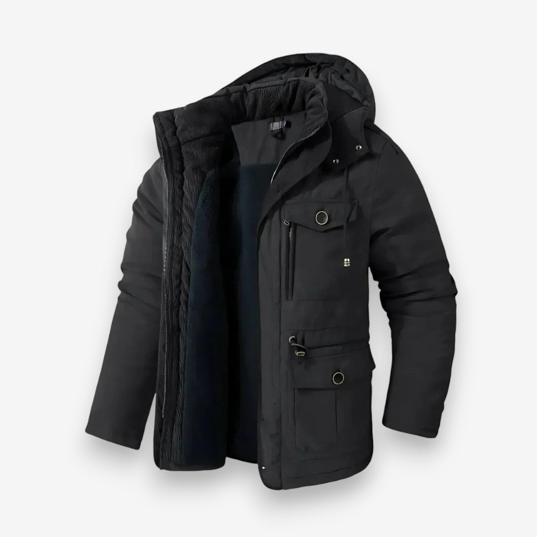 Lucas – Long Sleeve Jacket with Zipper Closure