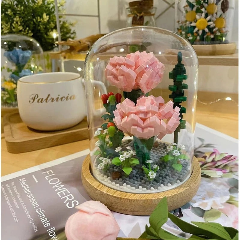 GlowBloom – Decoratieve Bloemen Bouwstenen met Ingebouwde Verlichting Velani