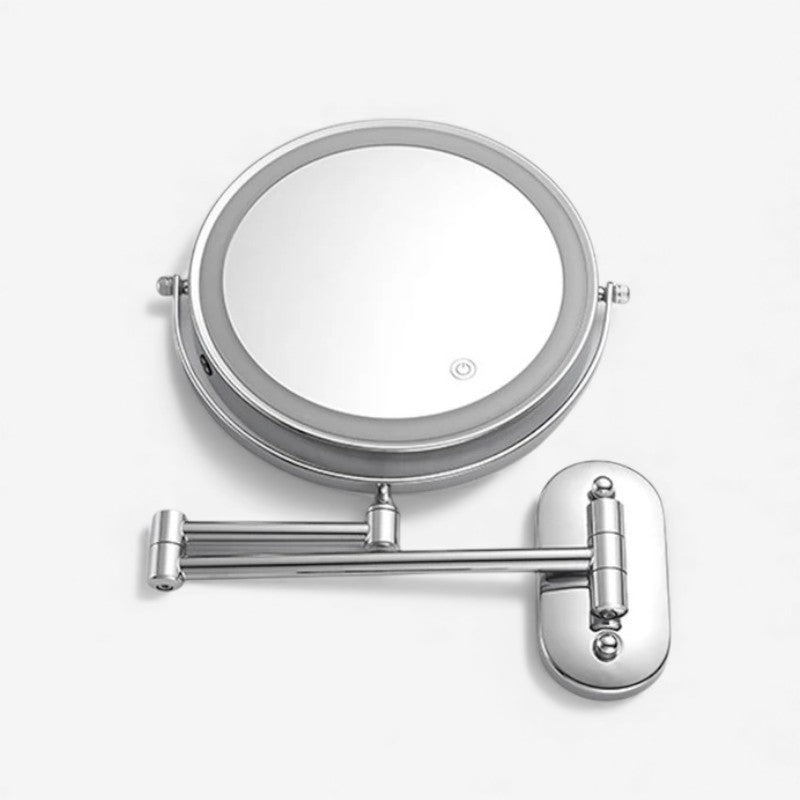 GlowMirror – Verstelbare Ronde Make-up Spiegel met Verlichting Velani