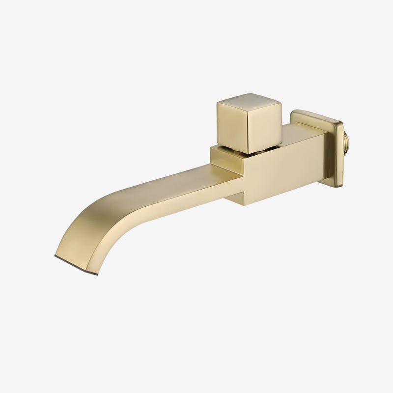 AquaFlex – Wall-Mounted Faucet with Curved Spout & Adjustable Design
