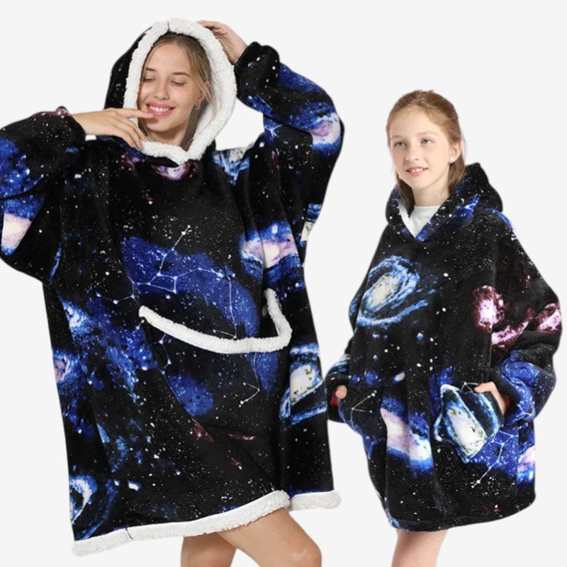 Long Sleeve Hoodie with Oversized Casual Fit
