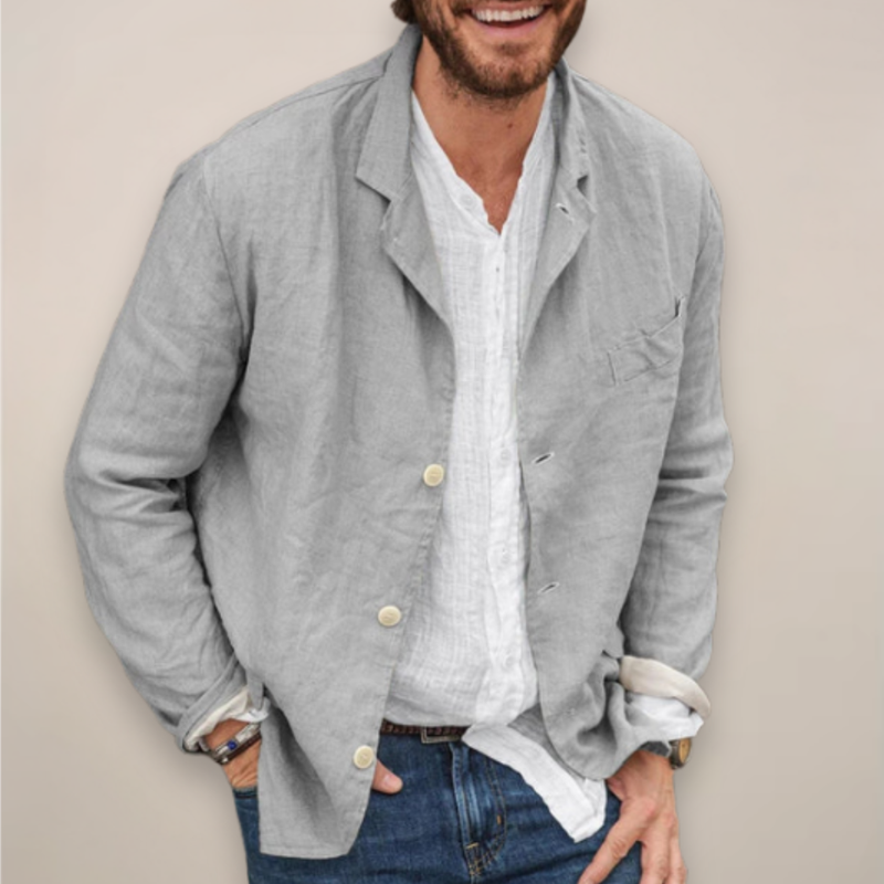 Men's Shirt with Button Closure