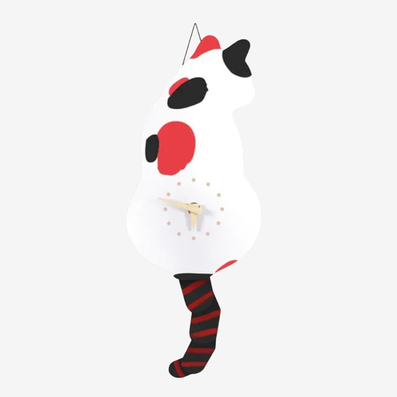 PurrTime – Cat Wall Clock with a Wiggling Tail for Playful Decoration