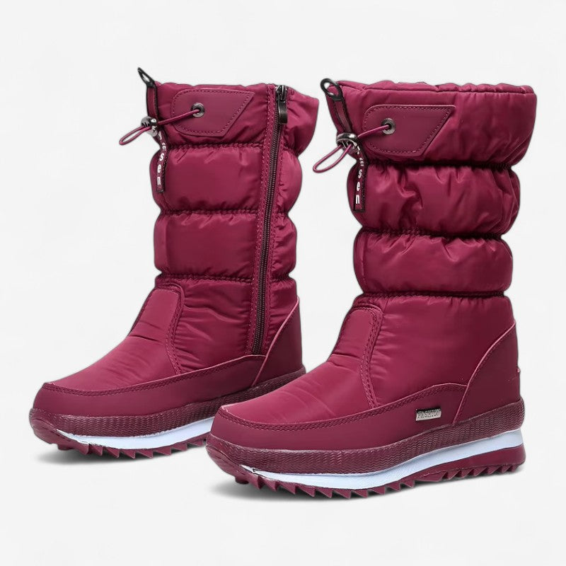 Taline – Kuitlaarzen met fleece voering en ritssluiting Velani