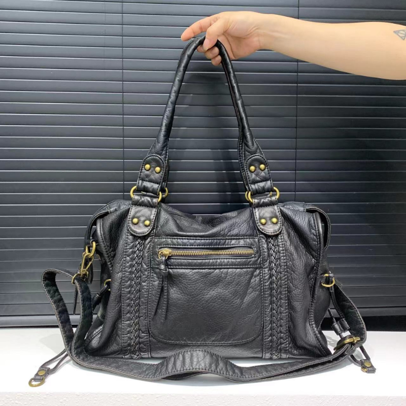 Large Handbag with Organized Storage Design