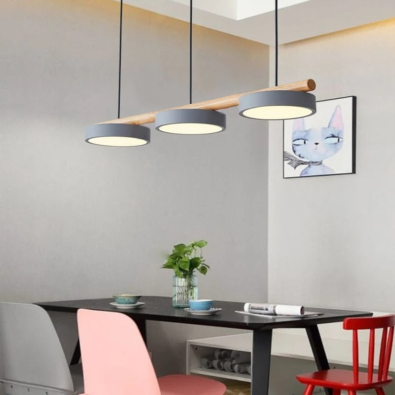 LumiTrio – LED Hangplafondlamp met Drie-Koppen Ontwerp Velani