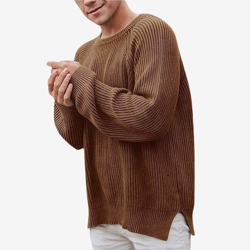 Noah – Long Sleeve Sweater with Round Neck