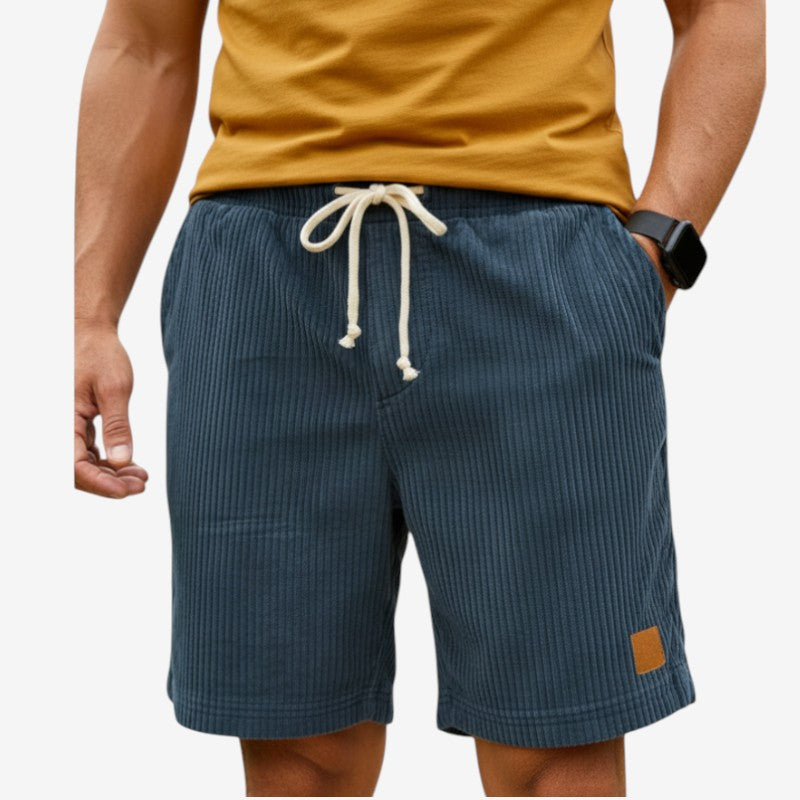 Men's Casual Drawstring Shorts with Pockets