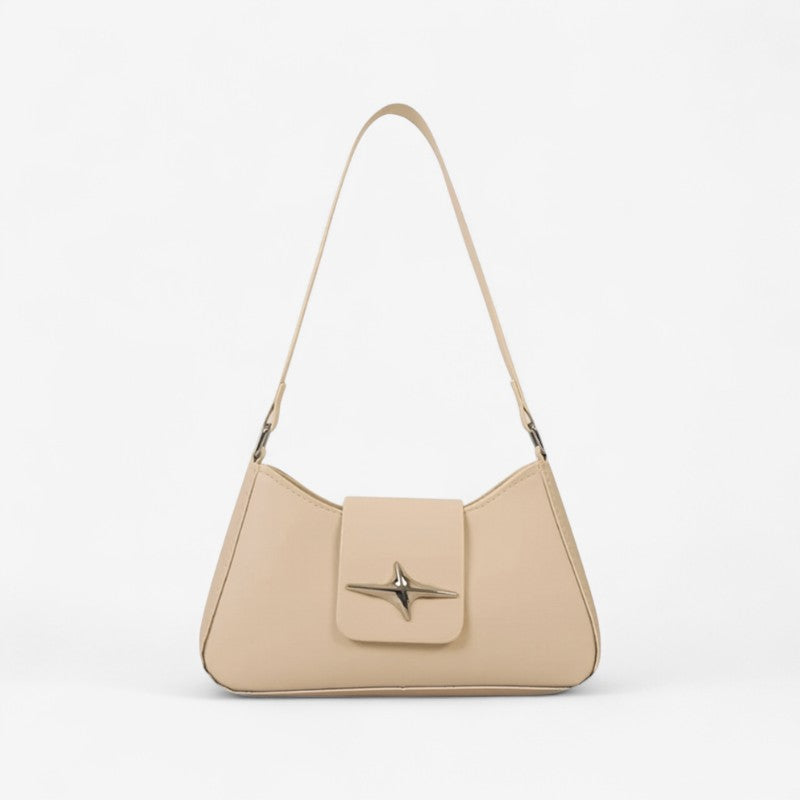 LunaBelle – Moderne Schoudertas met Lange Band en Rits Velani