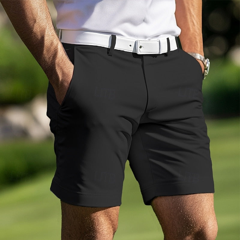 Men's Casual Shorts with Zipper Fly