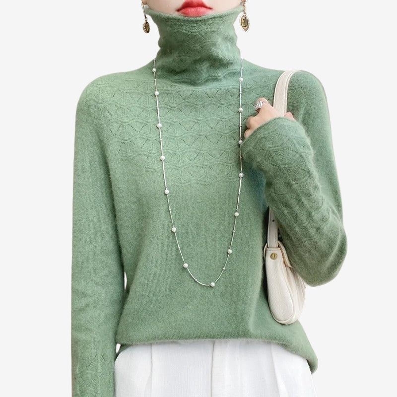 Ella – Long Sleeve Sweater with Round Neck