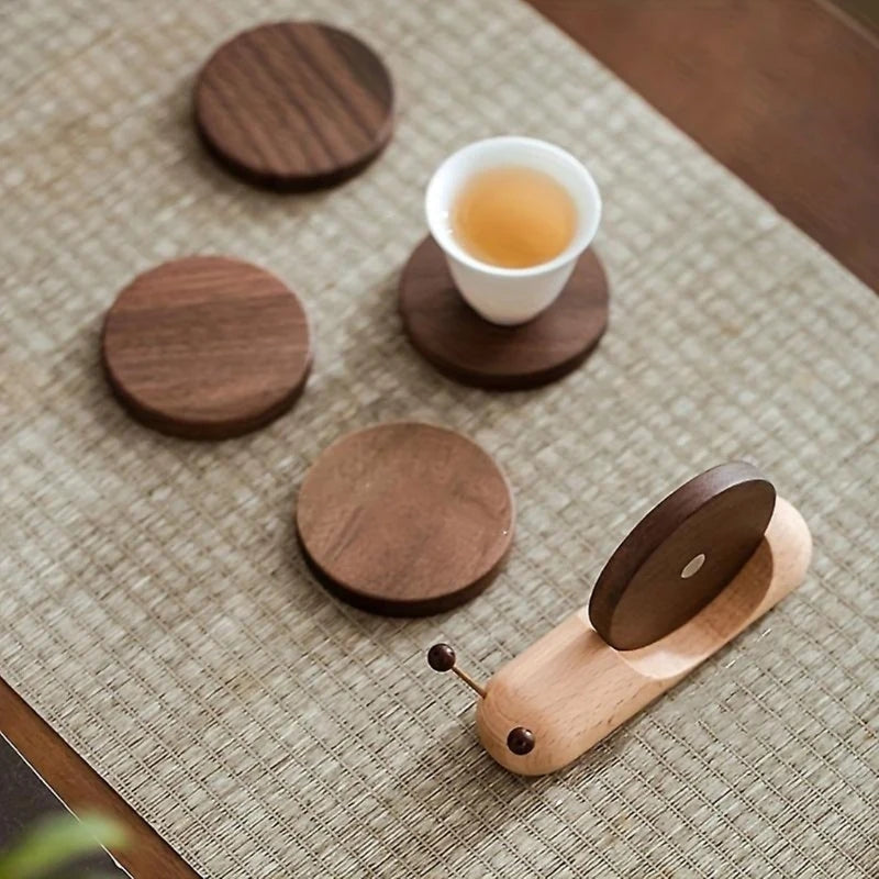 CozyNest – Snail Design Cup Coaster