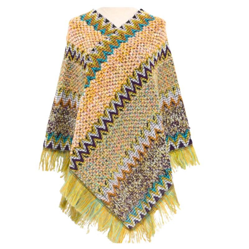 Nora – Boho-stijl trui met lange mouwen Velani