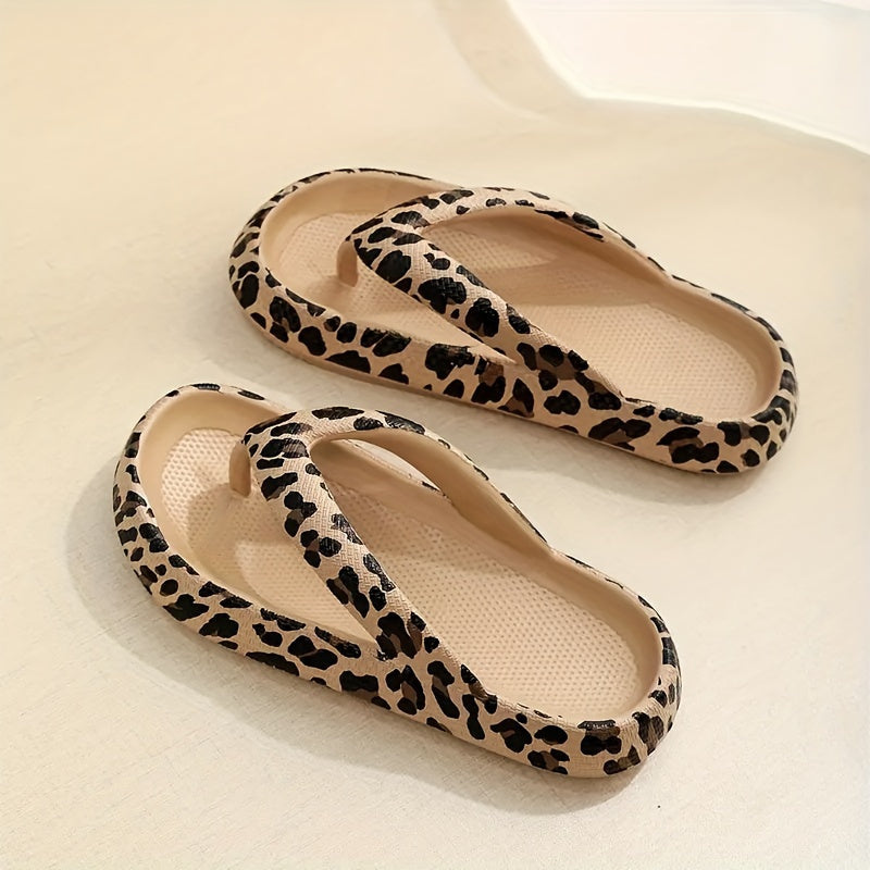 Leopard Print Slippers for Women
