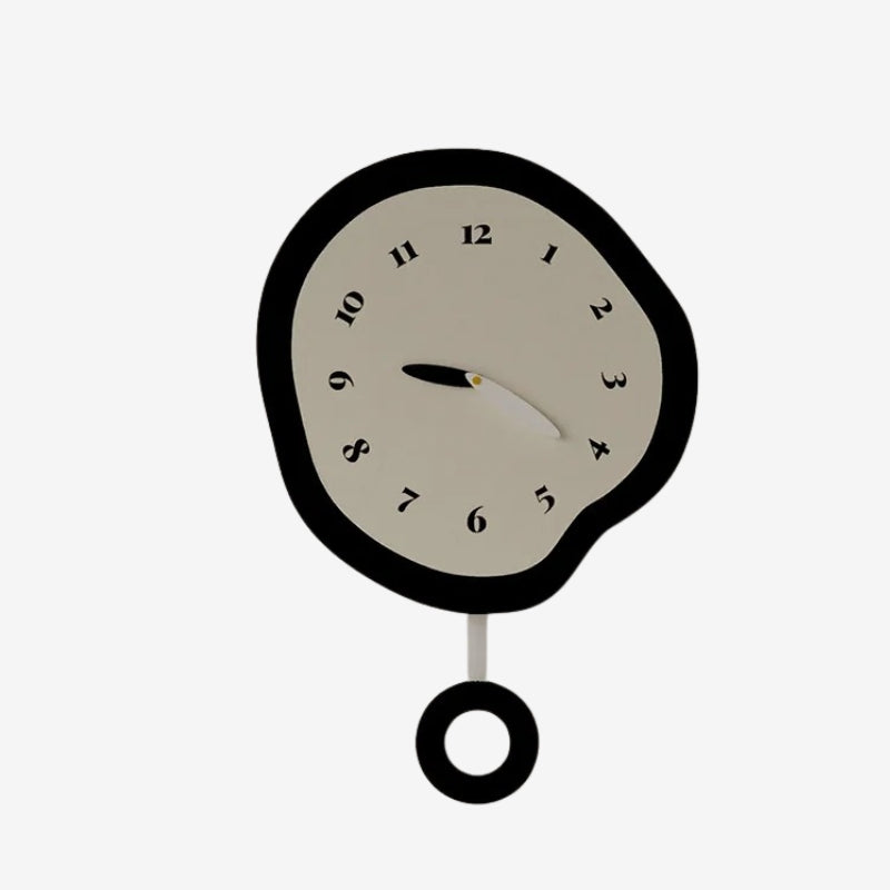 TimeMorph – Irregular Shape Wall Clock with Clear Number Display