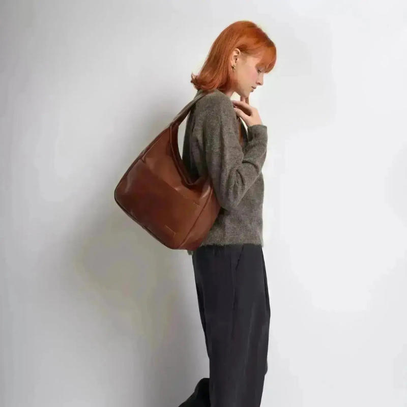 Women Shoulder Bag Multi Compartment Structured Design